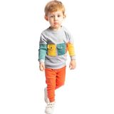 Beyaz Bebek 1881BB Erkek Bebek Üç Cepli Kahve Eşofman Takımı - 9 Ay - Basic