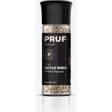 Beyaz Biber Tane 60 Gr. Cam Şişe Değirmen Kapak