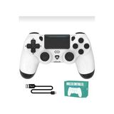 Beyaz Bluetooth Bağlantılı Playstation 4 Uyumlu Kablosuz Joystick Oyun Kolu - Var Hızlı Şarj
