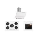 Beyaz Cam Ankastre Set 5 Yıl Garanti 3420 (Classy 60+CS5365W01+BO6501W01)