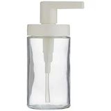 Beyaz Cam Sıvı Sabunluk, 200 Ml Kapasite