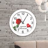 Beyaz Çerçeve Canım Annem Duvar Saati 30 cm