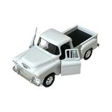 Beyaz Chevrolet Stepside Pikap Oyuncak Lisanslı Diecast Metal Çek Bırak Araba