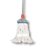 Beyaz Çift Kovalı Temizlik Arabası Seti, Yedek Mop ve Dar Tutucu, 17CM - Seçenek 1