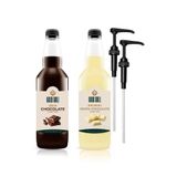Beyaz Çikolata & Çikolata Aromalı Kahve & Meyve Şurubu 2 x 700 ml.