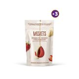 Beyaz Çikolata Kaplamalı Çilek 80 gr x 3 Adet