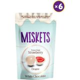 Beyaz Çikolata Kaplamalı Çilek 80 gr x 6 Adet - 70 gr