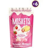 Beyaz Çikolata Kaplamalı Çilek Bisküvi Draje 80 gr x 6 Adet - 100 gr