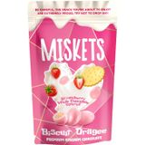 Beyaz Çikolata Kaplamalı Çilek Bisküvi Draje 80 GR x 6 Adet