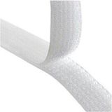 Beyaz-Cırt Cırtlı Bant-Çift Taraflı(Dişi+Erkek)-2 cm Genişlik- 25 Metre (Ürünün Arkası Ya - Çok Renkli