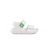 Beyaz Cırtlı Kız Bebek Sandalet BN-1252 B