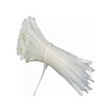 Beyaz Cırtlı Plastik Kelepçe 3,6x250 100 Adet