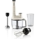 Beyaz Çok Amaçlı 1500W Blender Seti, Pratik ve Şık Tasarım - Ahşap - Beyaz