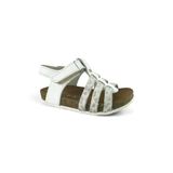 Beyaz Deri Ve Ortopedik Bebek Sandalet Rr-B-0008