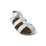 Beyaz Deri Ve Ortopedik Bebek Sandalet Rr-B-0027