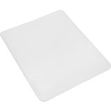 Beyaz Dikdörtgen Bilgisiyar Notebook Bileklik Destekli Ergonomik Optik Mousepad 19X23 cm