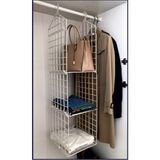 Beyaz Dolap Içi Düzenleyici Raf, 110X30X30 Cm, Şık ve Kullanışlı Organizatör - Seçenek 1