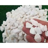 Beyaz Dolomit Taş 20 Kg 1,5-2 Cm Bahçe Süs Taşı Dekoratif Dere