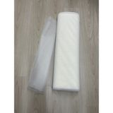 Beyaz Düz Tül Kumaş 100x300 cm Tek Parça – Düğün, Nişan, Kına ve Parti Dekorasyonu İçin Süsleme Kumaşı - Krem
