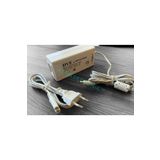 Beyaz - Dve 12v 5a 12 Volt 5 Amper Lcd Led Tv Televizyon Uyumlu Adaptör 2 Metre Kablolu 5.5mm 2.5mm