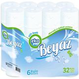 Beyaz Eko Tuvalet Kağıdı Çift Kat 32'li