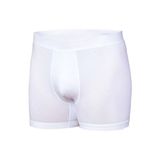 Beyaz Elastan Lıkralı Pamuklu 5'li Paket Boxer 0114( Sbvg 0114)