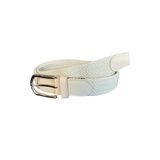 Beyaz Elastik Esnek Unisex Örgü Kemer - 8500-19