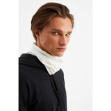 Beyaz Erkek 4 Fonksiyonlu Koruyucu Pamuklu, Esnek, Terletmez, Bandana, Boyunluk, Buff, Maske - Renkli - Standart