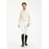 Beyaz Erkek Full Silikonlu Su Geçirmez Performans Binici Pantolonu