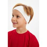 Beyaz Erkek Pamuklu Penye, Kaymaz, Terletmez, Ultra Hafif, Esnek Sac Bandi Bandana