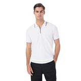 Beyaz Erkek Polo Yaka Basic Rayon Karışımlı Kazak F5SM-KZK 2079