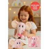 Beyaz Fil Peluş Oyuncak 20×17 cm – Çocuk Odası Dekoru, Sevimli Bebek Hediyesi, Yumuşak Peluş Figür SLY-128604