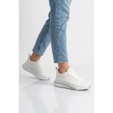 Beyaz Fileli Hafif Esnek Unisex Spor Ayakkabı Molen 118 G