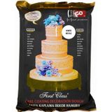 Beyaz First Class Kaplama, Dekor Ve Çiçek Yapımı İçin Şeker Hamuru 1 Kg Yeni