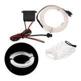 Beyaz Fitilli İp Neon Led Torpido Şeridi 2 Metre