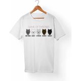 Beyaz Game Of Thrones T-Shirt