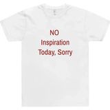 Beyaz Geen Inspiratie Vandaag Üzgünüm Grappvvrouwen Katoen Hoge Kwaliteit Grafit-Shirts T-S
