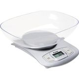 Beyaz Geniş Kefeli Mutfak Terazisi, 1 gr Hassasiyet, 5 kg Kapasite - 1BW-Beyaz