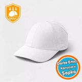 Beyaz Hafif İş Güvenlik Darbe Koruyucu Koruma Baş Şapkası Bareti Unisex Kamuflaj Beyzbol Kask Şapka