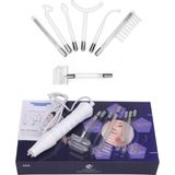 Beyaz High Frequency Yüksek Frekans Cilt Bakım Cihazı 7 Tüplü Şarjlı Gözenek Sıkılaştırıcı Evet