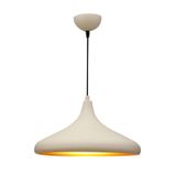 Beyaz İçi Altın Metal Sarkıt Avize 35cm Mutfak Avize Salon Avize