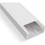 Beyaz Kablo Kanalı 2 Metre 100X50 Mm, Dayanıklı ve Pratik Elektrik Düzenleme Çözümü - Seçenek 1