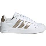 Beyaz Kadın adidas STREETTALK Sneaker Suni Deri Malzeme Kauçuk Taban ile Konforlu Tasarım - Beyaz - Kahve