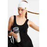 Beyaz Kadin Pamuklu Kaskorse, Kaymaz, Terletmez, Ultra Hafif, Spor Sac Bandi Bandana Buff