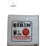 Beyaz Kalın Atlet Poşet Büyük Boy 30x57 Cm 1 Kg 3 Paket (Takriben 135 Adet)