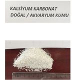 Beyaz Kalsiyumlu Akvaryum Kumu 10 Kg 1-1.50 Mm