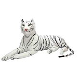 Beyaz Kaplan Peluş 130 cm