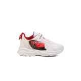 Beyaz Kırmızı Cırtlı Fileli Unisex Çocuk Spor Ayakkabı Ruffon F