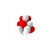 Beyaz-Kırmızı Pastel Soft Balon 70 Adet + 5 mt balon zinciri