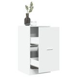 Beyaz klasik eczacı 40 x 41 x 77,5 cm - Depolama organizatörü ahşap mühendislik ev ve ofis için geniş alan, şık tasarım ve dayanıklı yapı.